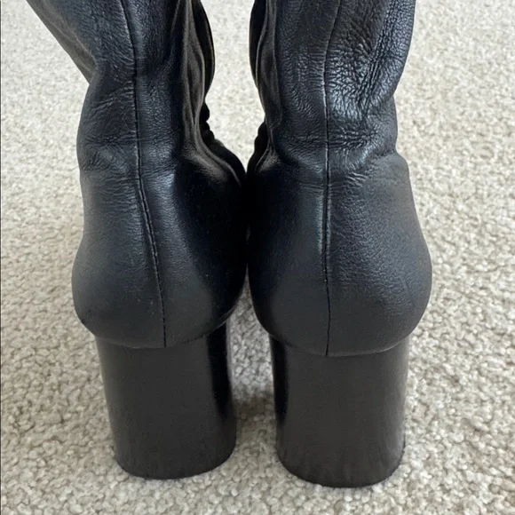 Loeffler Randall Black Leather Booties, sz 7 - Picture 4 of 6